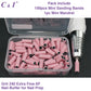 C & I 100pcs Small Sanding Bands & 1pc Slim Mandrel Nail Drill Bit Set Acrylic Gel Remove False Nails Shaping Cuticle Care Nail Prep Efile Nail Supplies for Nail Salon