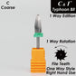 C&I Nail Drill Typhoon Style Efile for Electric File Machine 1 Way Sharp File-Teeth E-File for Acrylic Gel Nails Remove Manicure Tools for Nail Techs Use Right Hand Use Only