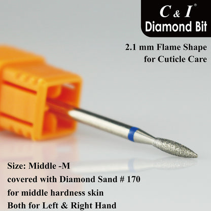 C&amp;I ネイルドリルビット Efile ダイヤモンドビット フレームシェイプ ロシア風 E ファイル ネイルテック キューティクルケア ネイルツール