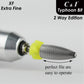 C&I Nail Drill Typhoon Bit 2 Way Edition Efile Fast Remove Acrylics or Nail Gels Both for Left Handed & Right Handed E-file for Electric Manicure Drill Machine Nail Bit for Nail Techs