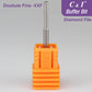 C&I Nature Nail Buffer XXF Nail Drill Bit Safety Efile for Nail Tech Nail Art Preparation Prep Clean Nail Bed Cuticle Dead Skin Smooth Nails 2 Way Rotate E-file Double Hand Use Manicure Tool