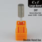 C&amp;I Nail Drill Bits Professional Efile for Electric Nail Drill Machine Basic E-File for Nail Techs Large Barrel Version 