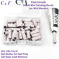 C & I Nail Drill Bits 50pcs Mini Sanding Bands & 1pc Mini Mandrel Acrylic Gel Nails Remove Fake Nails Shaping Cuticle & Nail Prep Function Nail Supplies for Nail Techs
