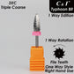 C&I Nail Drill Typhoon Style Efile for Electric File Machine 1 Way Sharp File-Teeth E-File for Acrylic Gel Nails Remove Manicure Tools for Nail Techs Use Right Hand Use Only
