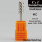 C&I Efile Small Barrel Rounded Top Nail Drill Bit with File-Teeth on Top Professional E-File for Nail Drill Machine, Remove Nail Gels 3/32”