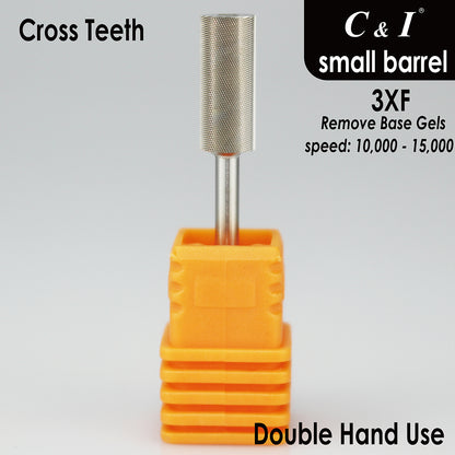 C&I Nail Drill Bits Professional Efile for Electric Nail Drill Machine Basic E-File for Nail Techs Small Barrel Version