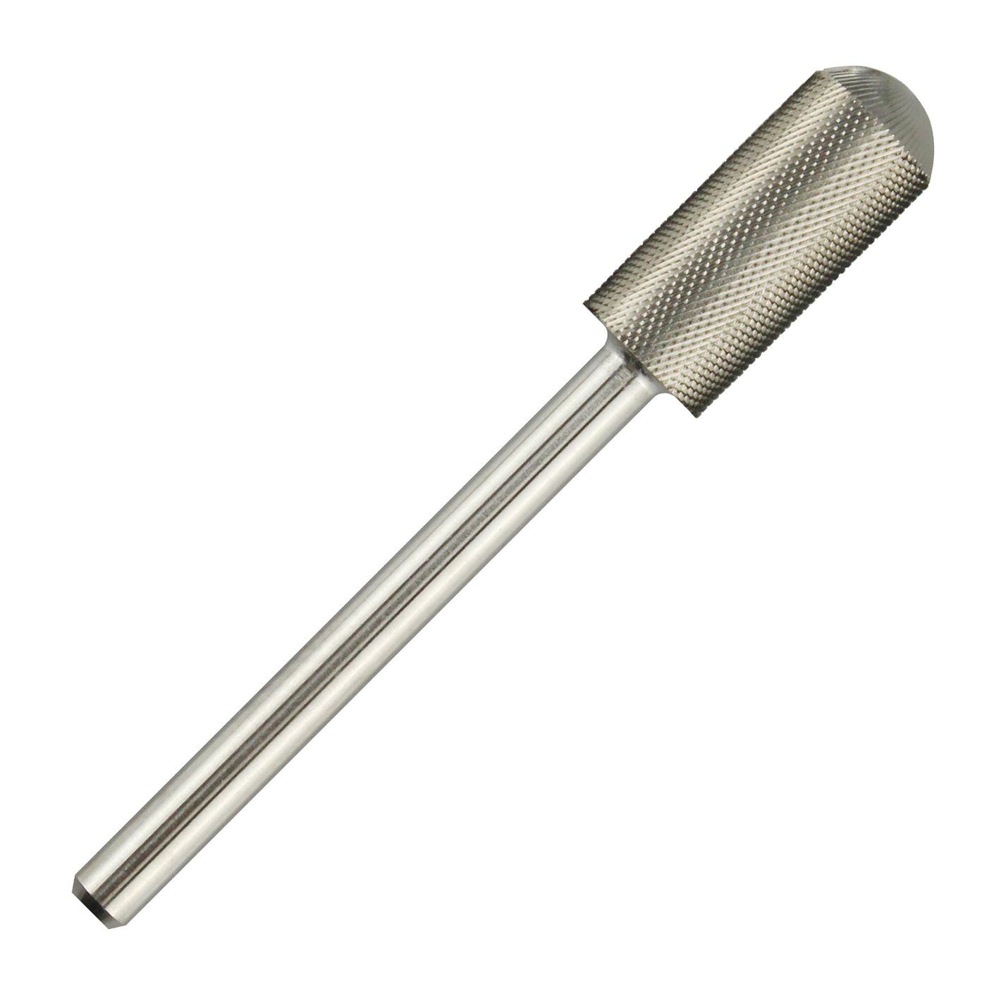 C&I Efile Small Barrel Rounded Top Nail Drill Bit with File-Teeth on Top Professional E-File for Nail Drill Machine, Remove Nail Gels 3/32”