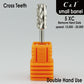 C&I Nail Drill Bits Professional Efile for Electric Nail Drill Machine Basic E-File for Nail Techs Small Barrel Version