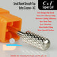 C&I Nail Drill Bit Super Cut Series Upgrade File-Teeth Small Barrel Smooth Top E-File for Electric Nail Drill Machine Quick Remove Super-Hard Nail Gels