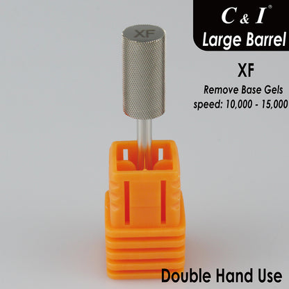 C&amp;I Nail Drill Bits Professional Efile for Electric Nail Drill Machine Basic E-File for Nail Techs Large Barrel Version 