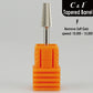 C&I Tapered Barrel Nail Drill Bit Efile for Electric Nail Drill Machine Nail Techs Nail Tool to Make Nail Remove